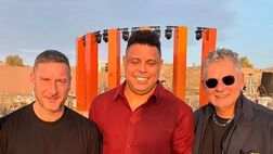 Totti con Ronaldo e Baggio: a Dubai lo scatto delle tre leggende – FOTO