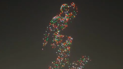 Giordania ai Mondiali per la prima volta, lo spettacolo di droni è pazzesco