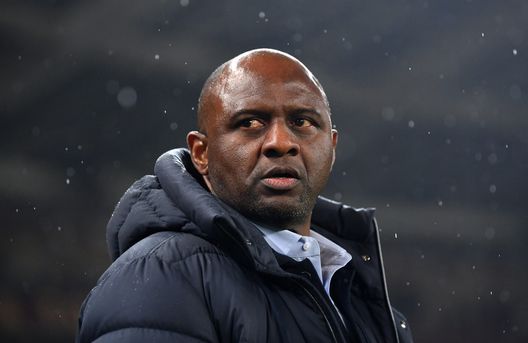 TURIN, ITALY - FEBRUARY 08: Patrick Vieira, Head Coach of Genoa looks on prior to the Serie A match between Torino and Genoa at Stadio Olimpico di Torino on February 08, 2025 in Turin, Italy. (Photo by Valerio Pennicino/Getty Images)