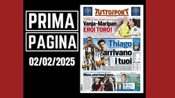 Prima pagina Tuttosport: “Derby di Milano, come fuma il sigaro …”