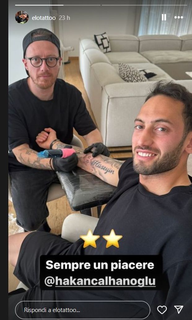 Calhanoglu, lo scudetto con l’Inter tatuato per sempre sulla pelle- immagine 3
