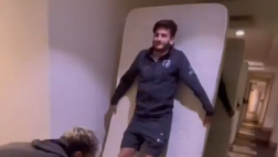 Quando Kvara era al Rubin Kazan, il folle gioco del domino umano con i materassi