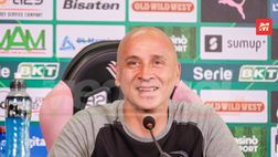 FOTO PALERMO, verso il Modena: Eugenio Corini in conferenza stampa (GALLERY)