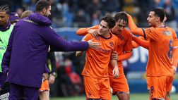 Fiorentina corsara a Como, 1-2 e aggancio al Lecce a 21 punti