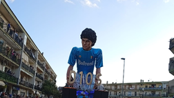 Carnevale di Agropoli, magia in piazza: spunta il carro dedicato a Maradona! FOTO