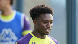 GALLERY – Lamptey al Viola Park: le immagini in campo del nuovo esterno viola