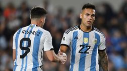 Argentina, Alvarez: “In coppia con Lautaro? L’abbiamo già fatto, lui abituato”