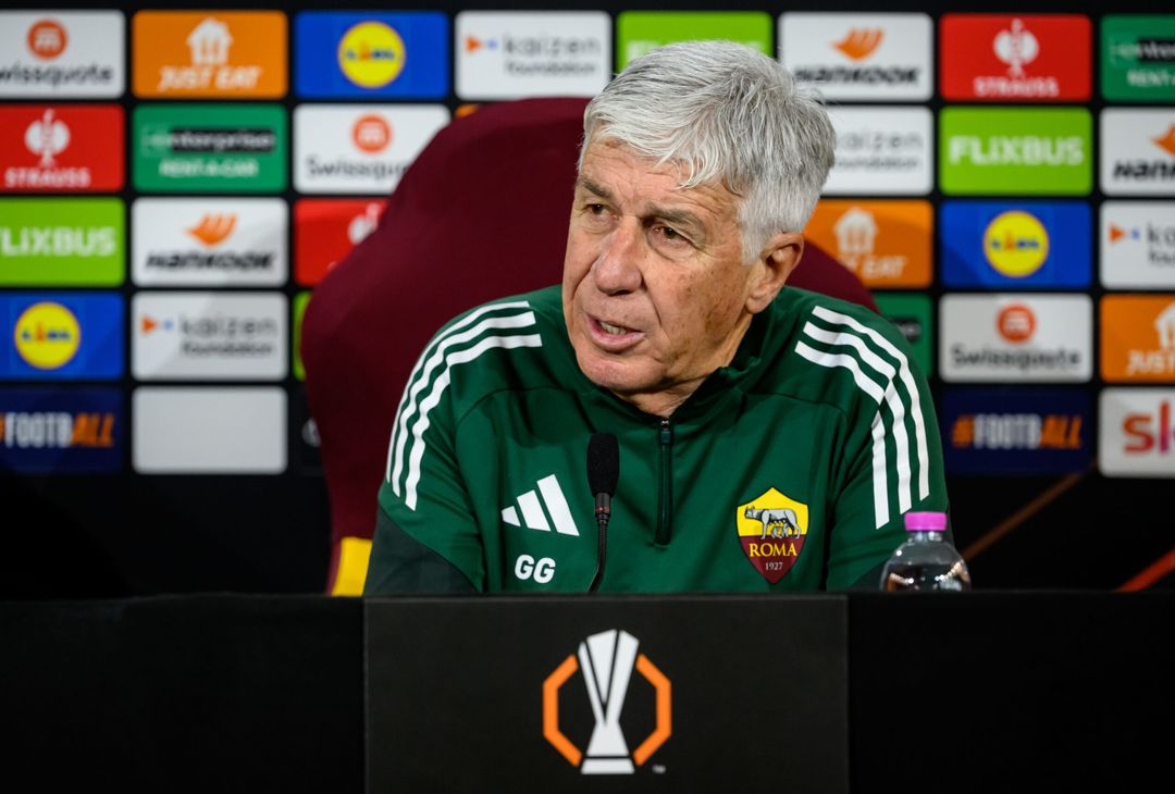 Roma-Stoccarda, la conferenza stampa di Gasperini e Pisilli – FOTO GALLERY - immagine 15