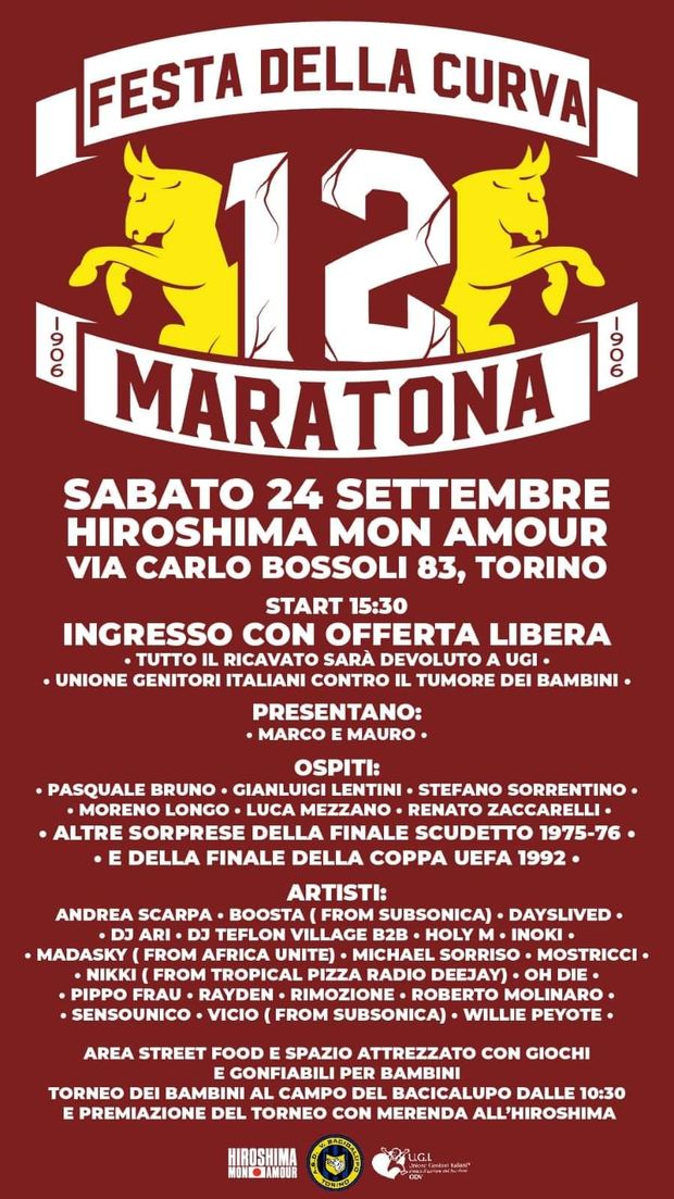 La Maratona in festa all’Hiroshima: beneficenza, ospiti e torneo per i bambini- immagine 2