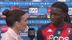 Genoa, Norton-Cuffy: “Noi senza obiettivi? Scendiamo sempre in campo per vincere!”