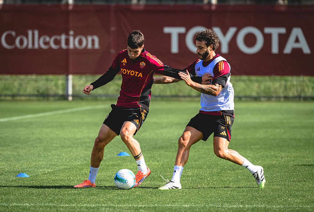 Trigoria, l’allenamento mattutino dei giallorossi – FOTO GALLERY - immagine 5