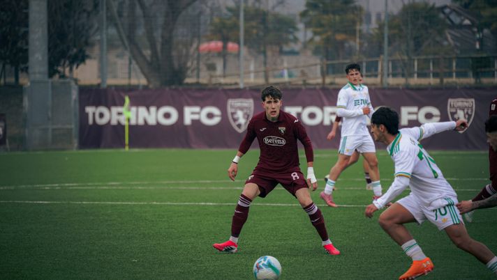 ORBASSANO, ITALY - Lorenzo Ferraris of Torino Primavera in action during the Primavera 1 match between Torino U20 and Roma U20 at Stadio on January 22, 2026, at stadium Valentino Mazzola in Orbassano, Italy. Photo: Alberto Girardi for Toro News Primavera, le pagelle di Torino-Cagliari 3-1: Ferraris glaciale, primo gol per Ewurum - immagine 1