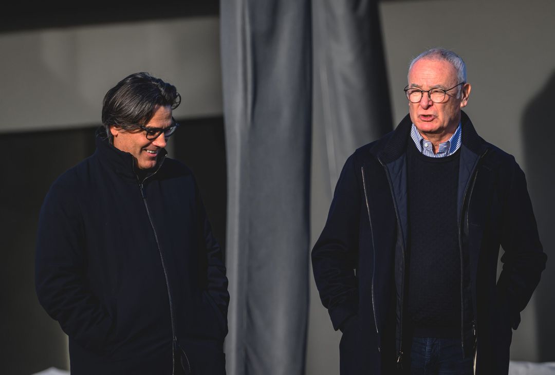 Trigoria, l’allenamento a -2 dal Panathinaikos e la visita di Montella – FOTO GALLERY - immagine 9