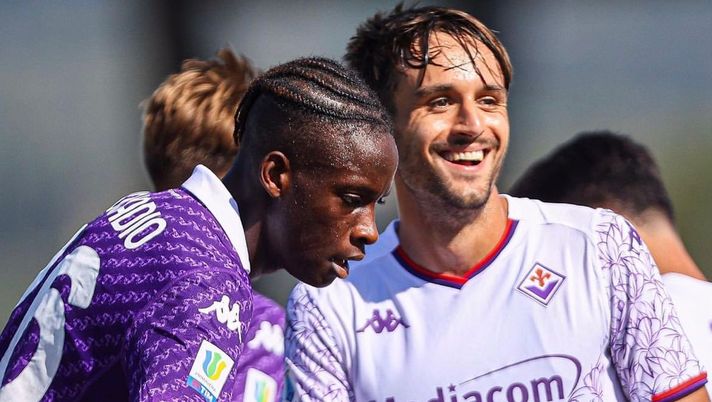 Fiorentina, allenamento congiunto con la Primavera: tutte le immagini - immagine 1