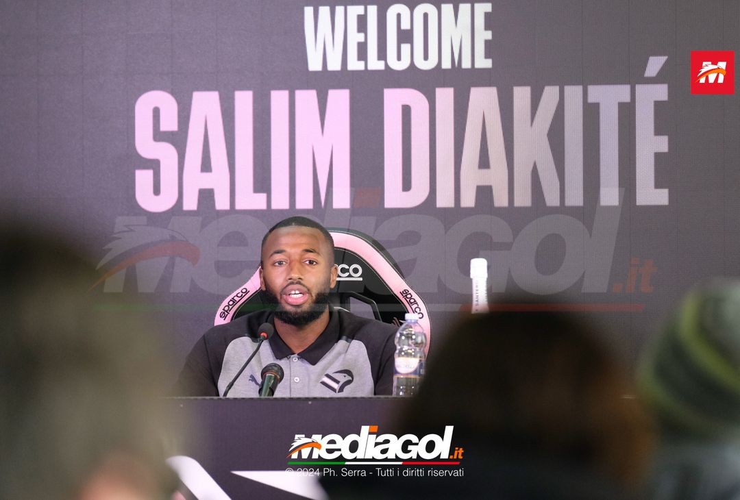 FOTO PALERMO, Salim Diakité presentato in conferenza stampa (GALLERY) - immagine 18