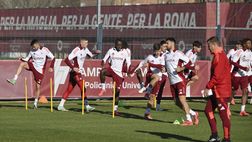 Roma in campo a due giorni dal Milan: assente solo Cristante