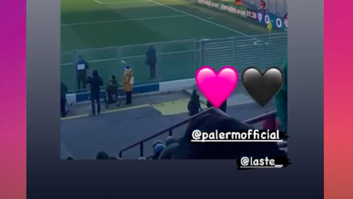 FOTO Como-Palermo, al “Sinigaglia” presente anche l’ex rosa Floriano - immagine 1