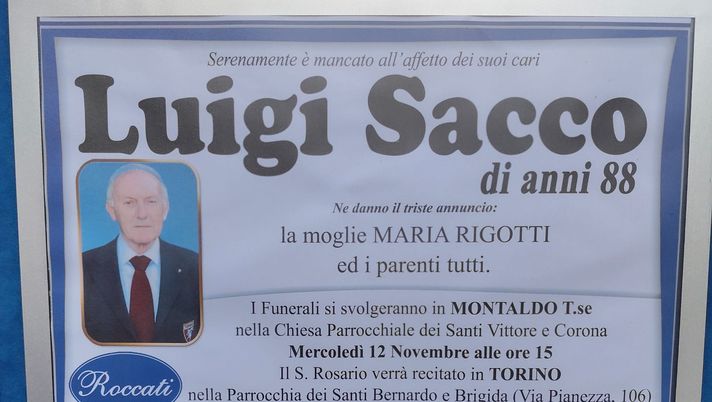 Addio a Luigi Sacco, storico dirigente del settore giovanile del Torino - immagine 1