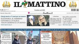 PRIMA PAGINA IL MATTINO OGGI: “Conte a Scampia: qui il bello”