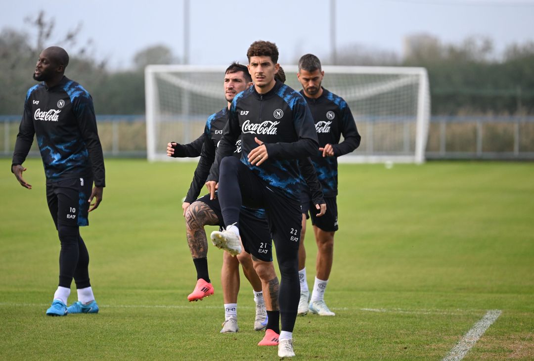 Gli azzurri preparano il match contro la Roma, in programma domenica alle ore 18