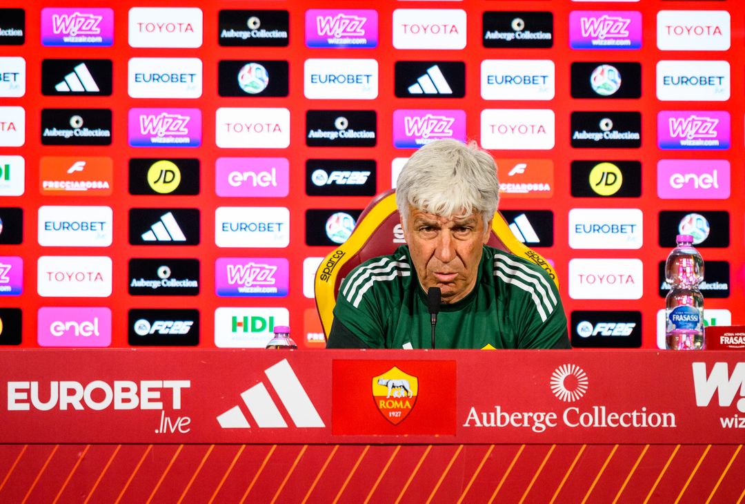 Bologna-Roma, la conferenza stampa di Gian Piero Gasperini – FOTO GALLERY - immagine 6