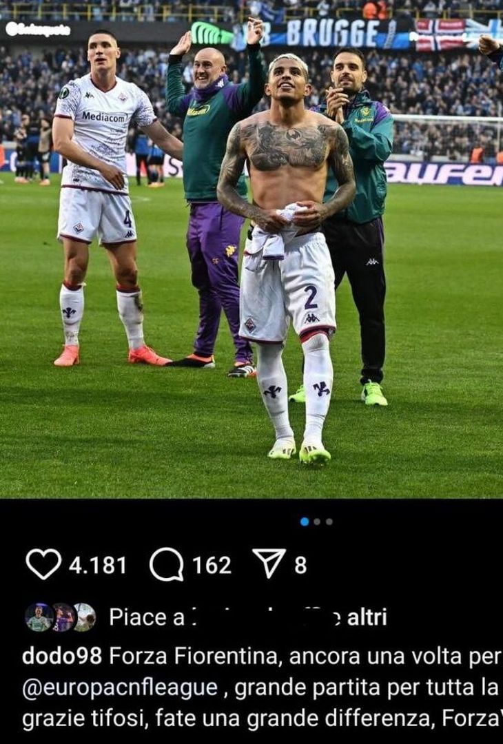 Fiorentina in finale, la festa corre anche sui social [FOTO] - immagine 8