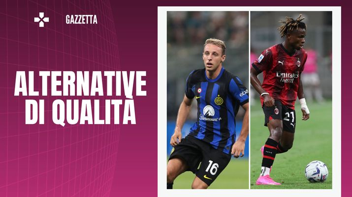 Frattesi e Chukwueze calciatori di Inter e Milan | AC Milan News (Getty Images) Frattesi Chukwueze Inter Milan AC Milan News