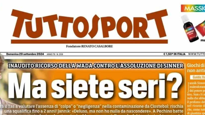 PRIMA PAGINA TUTTOSPORT OGGI: “Toro, riscatto per la storia” - immagine 1