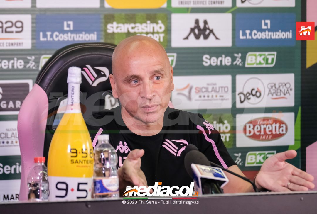 FOTO PALERMO, verso la Spal: Mister Eugenio Corini in conferenza stampa (GALLERY) - immagine 13