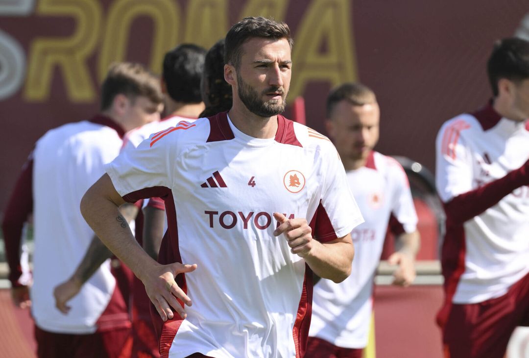 Trigoria, allenamento mattutino a due giorni da Roma-Juventus – FOTO GALLERY - immagine 15