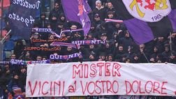 FOTO – La Curva Fiesole a Bologna: “Palladino, vicini al tuo dolore”