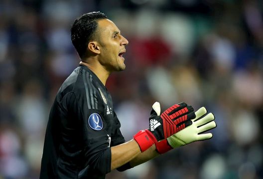 Keylor Navas con la maglia del Real Madrid