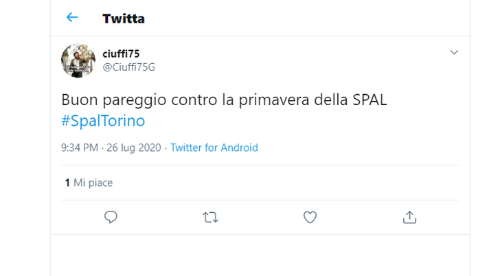 Spal-Torino 1-1, le reazioni social: “Salvi grazie a Mihajlovic” Spal-Torino 1-1, le reazioni social: “Salvi grazie a Mihajlovic” - immagine 1