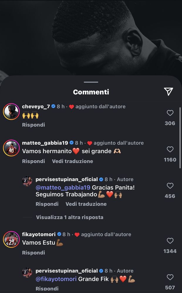 Il messaggio social di Estupinan post Milan-Napoli: “Per me è stata una serata agrodolce”- immagine 2