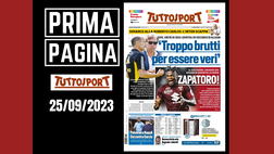Prima pagina Tuttosport: “Juventus, troppo brutti per essere veri”