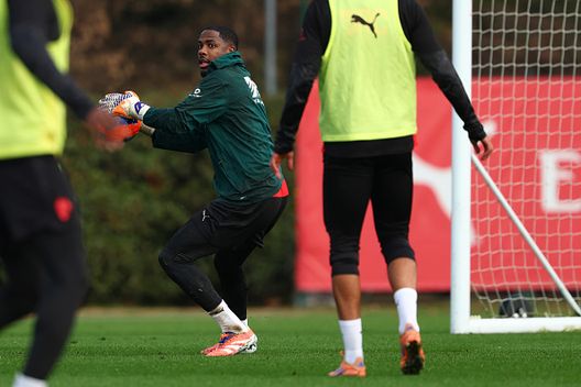 Mike Maignan oggi a Milanello (Photo by Giuseppe Cottini/AC Milan via Getty Images) Oggi a Milanello