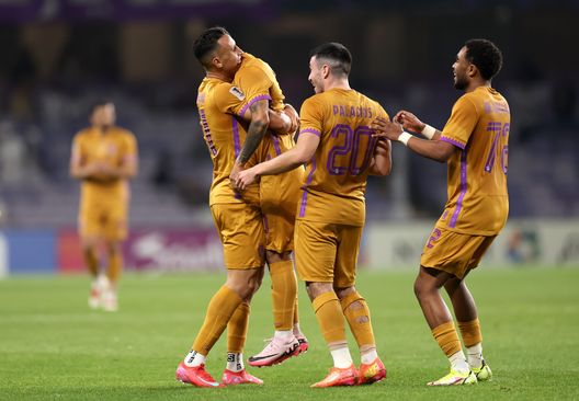 I calciatori dell'Al-Ain esultano dopo la rete segnata contro l'Al-Rayyan. (Foto di Francois Nel/Getty Images) Verso il Mondiale per Club, guida all’Al-Ain: storia, stagione e calciatori chiave- immagine 2