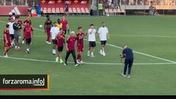 Roma-Cannes, Gasperini e la squadra ringraziano i tifosi al Tre Fontane