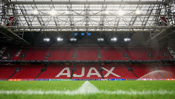 AMSTERDAM, NETHERLANDS - SEPTEMBER 17: General view inside the stadium ahead of the UEFA Champions League 2025/26 League Phase MD1 match between AFC Ajax and FC Internazionale Milano at Johan Cruijff Arena on September 17, 2025 in Amsterdam, Netherlands. (Photo by Mattia Pistoia - Inter/Inter via Getty Images) Ajax-Feyenoord, la formazione storica: chi farà compagnia a Cruijff?- immagine 2