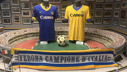 Mostra Scudetto, al Bentegodi le maglie della leggenda del Verona