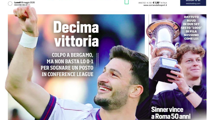 Il Bologna sbanca Bergamo, ma la Conference resta dell’Atalanta: le prime dei giornali- immagine 2
