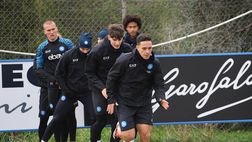 GALLERY Il Napoli si prepara per il derby con la Salernitana agli ordini di Mazzarri