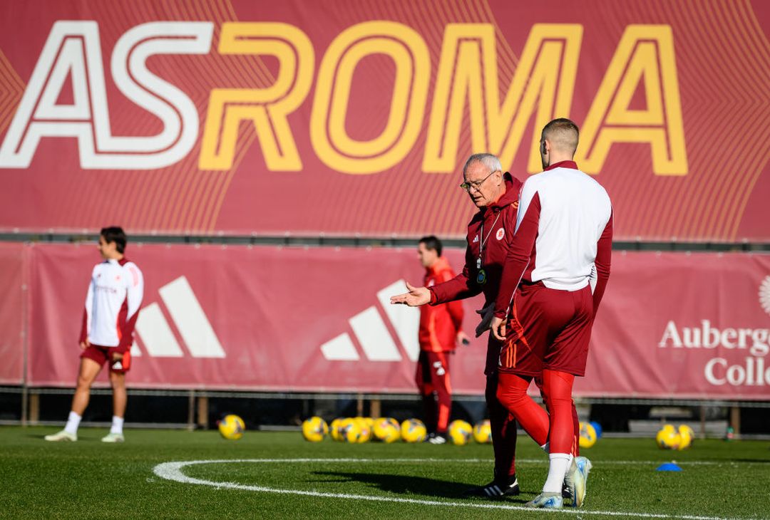 Roma, secondo allenamento dell’anno: Dovbyk torna in gruppo – FOTO GALLERY - immagine 4