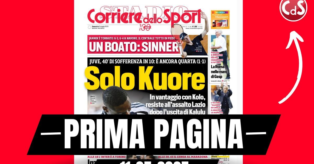 prima pagina corriere dello sport juventus solo kuore da Pianetamilan.it prima pagina corriere dello sport juventus solo kuore