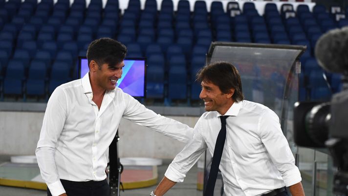 Milan, mister Fonseca non ha mai battuto Antonio Conte in carriera... (Foto di Claudio Villa - Inter/Inter via Getty Images)  Milan, mister Fonseca non ha mai battuto Antonio Conte in carriera...