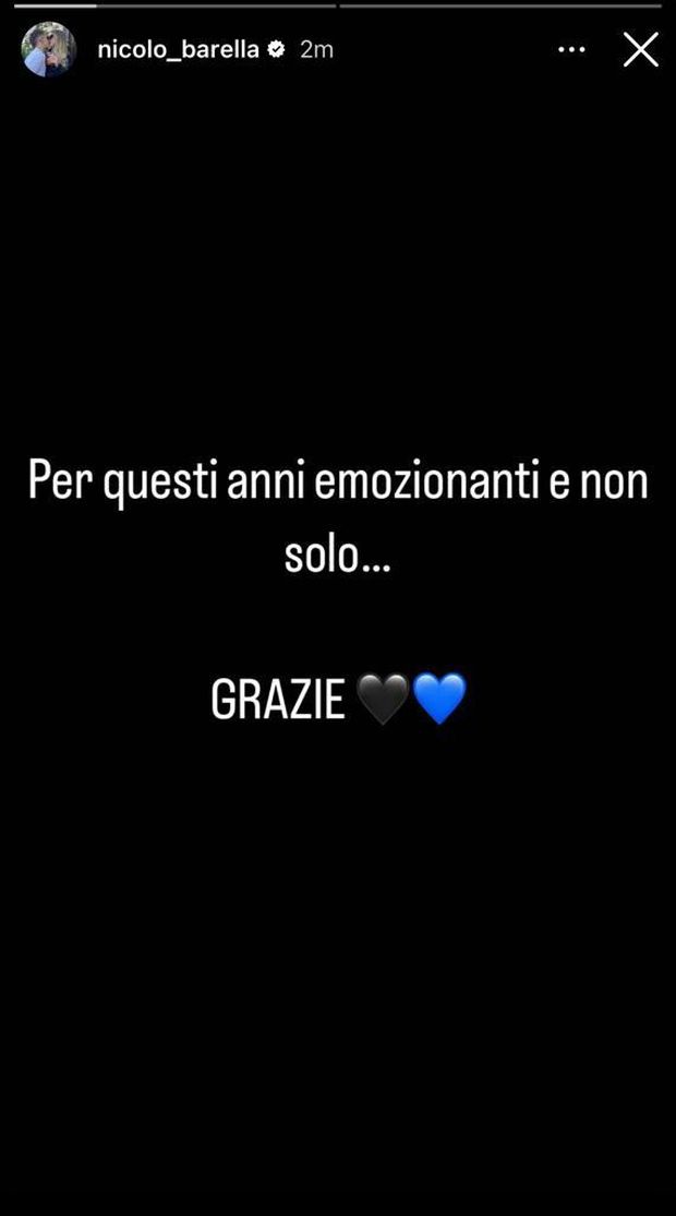 Barella saluta: “Per questi anni emozionanti”. La dedica è per chi lascia l’Inter- immagine 2