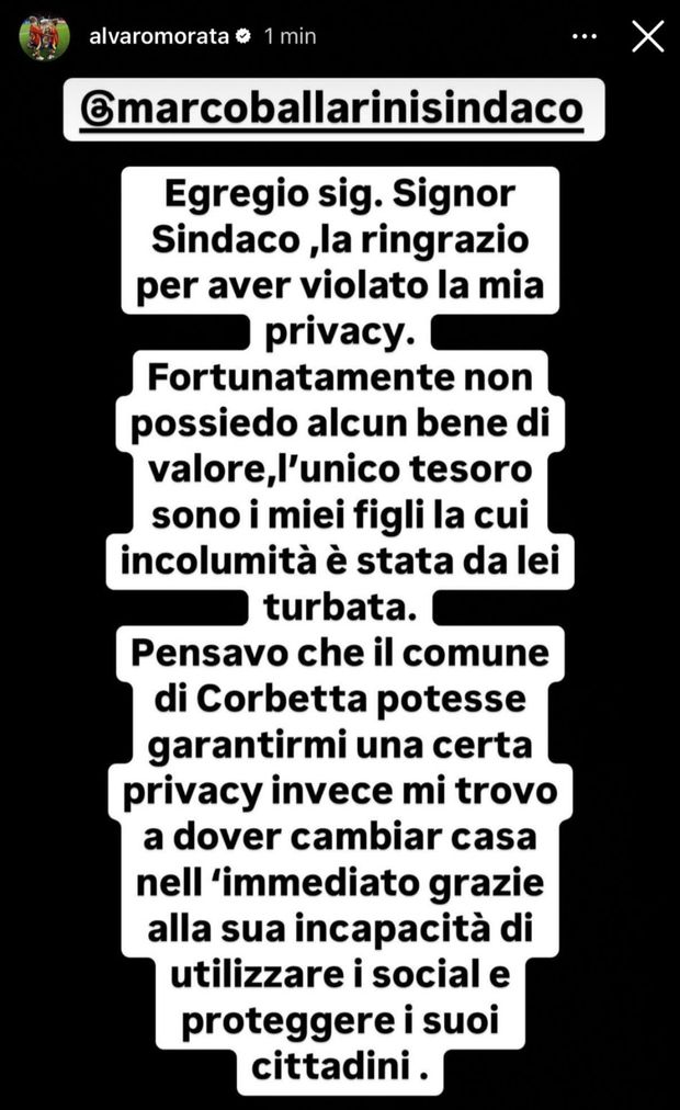 Morata senza privacy, il sindaco fa il fenomeno e lui cambia residenza…- immagine 3
