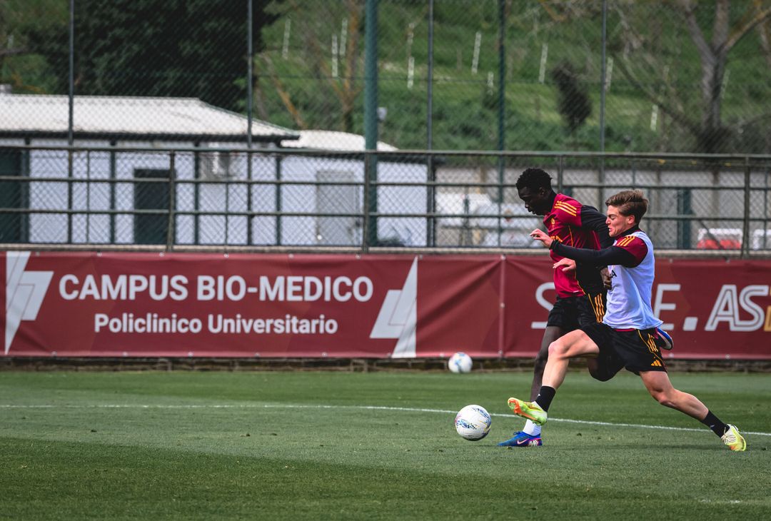 Verso Inter-Roma: l’allenamento dei giallorossi, c’è Soulé – FOTO GALLERY - immagine 8