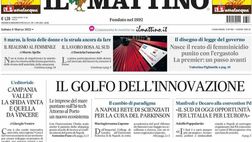 PRIMA PAGINA IL MATTINO OGGI: “Uno scudetto per quattro, è un nuovo campionato”