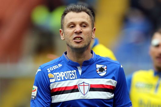 Cassano con la maglia della Sampdoria. (Photo by Gabriele Maltinti/Getty Images) Cassano: “Gattuso è un leader, ci riporterà al Mondiale”.- immagine 3